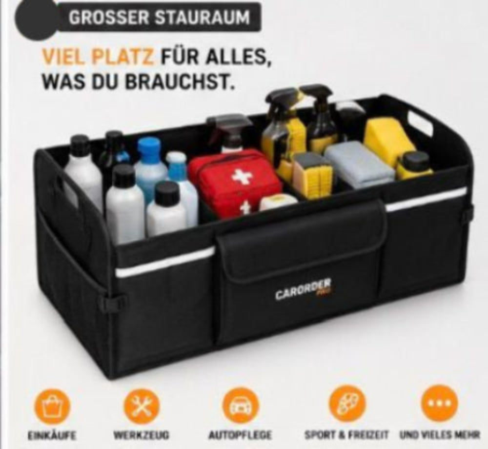 CARORDER PRO - Premium Kofferraum Organizer